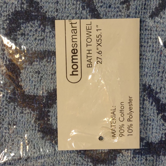 HOMESMART Bundle of 2 Bath/Beach Towel in Blue - Picture 13 of 16